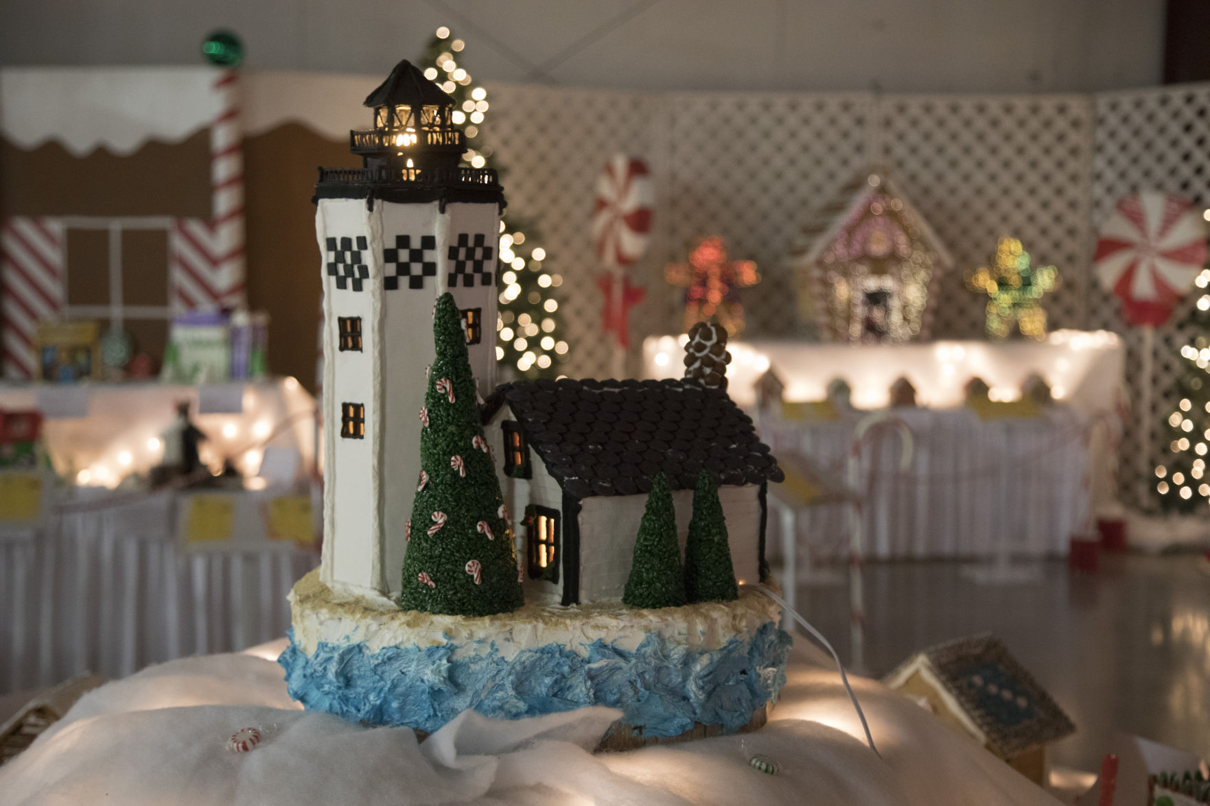 Lighthouse Gingerbread House